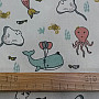 Cotton fabric SEA WORLD