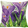 Decorative cushion cover CROCUSES