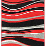 Carpet PORTLAND red waves